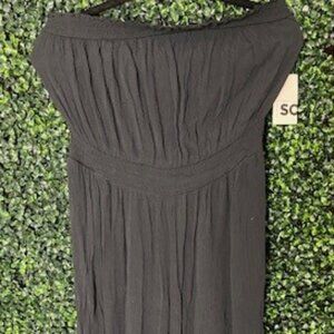 NWT - SOHO 1-Pc.No Shoulder Pull-On Romper w/ Long Flare Legs Sz Large